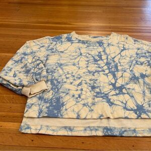 Rachel Comey Target blue/white tie dye crewneck sweatshirt